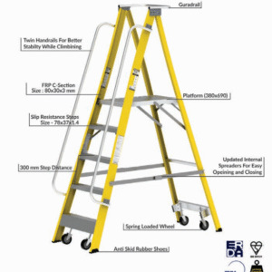 Frp Ladder - Feature: Smooth Finish And Sturdy Construction
