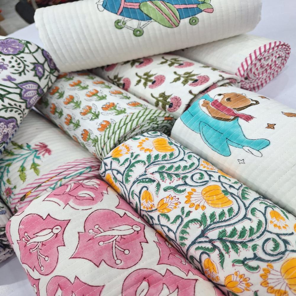 HAND BLOCK BABY QUILT