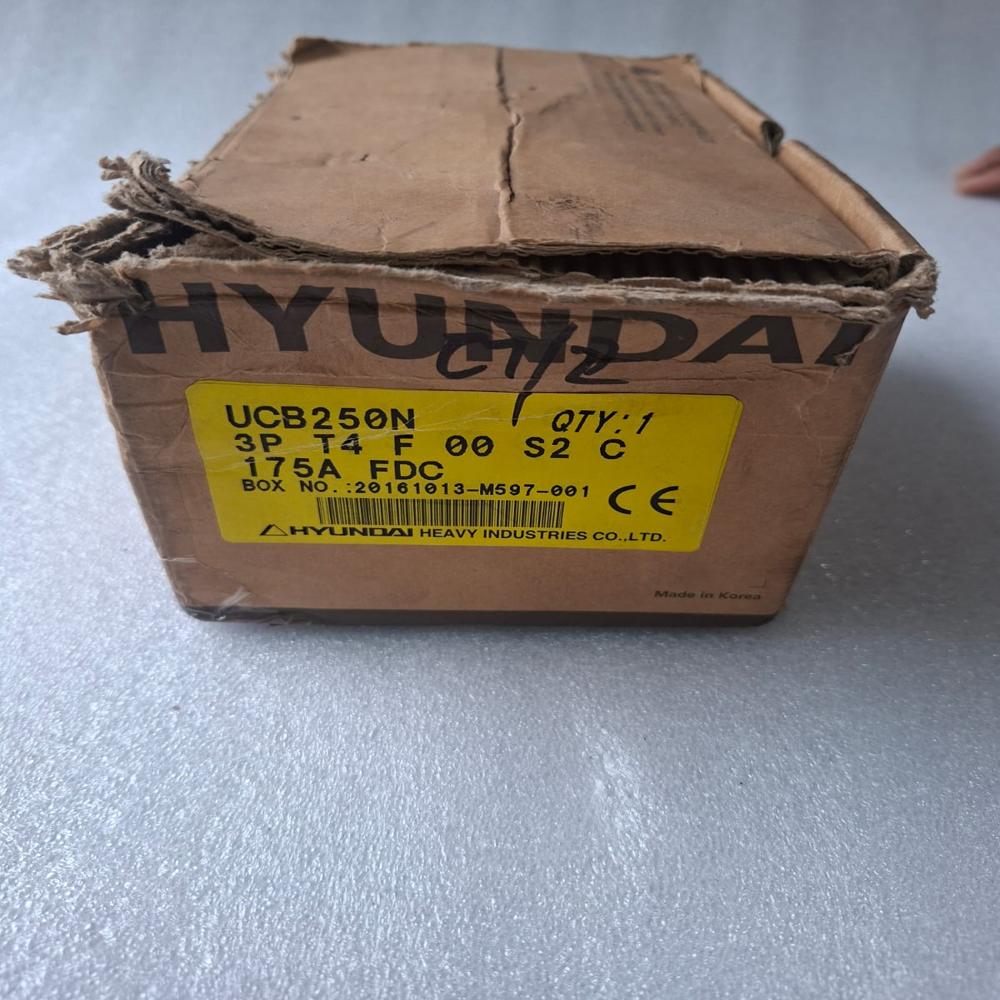 HYUNDAI UCB 250N MOLDED CASE CIRCUIT BREAKER 175A 3P MCCB HYUNDAI 175A 440V/35KA