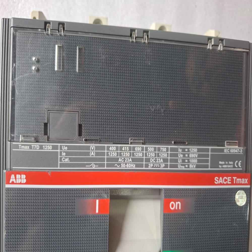 ABB TMAX T7D 1250A ISOLATER SWITCH 3POLE MODEL ABB SACE TMAX T7D1250