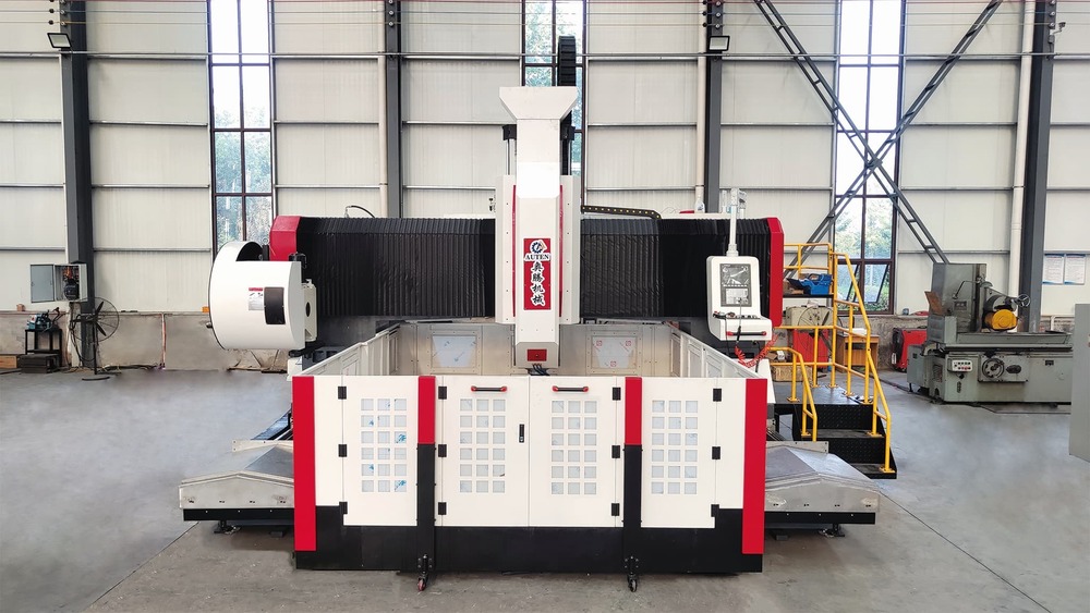 50mm Max Drilling Diameter CNC Gantry Flange Drilling And Milling Machine 3.2x2.2x2.2m Overall Size