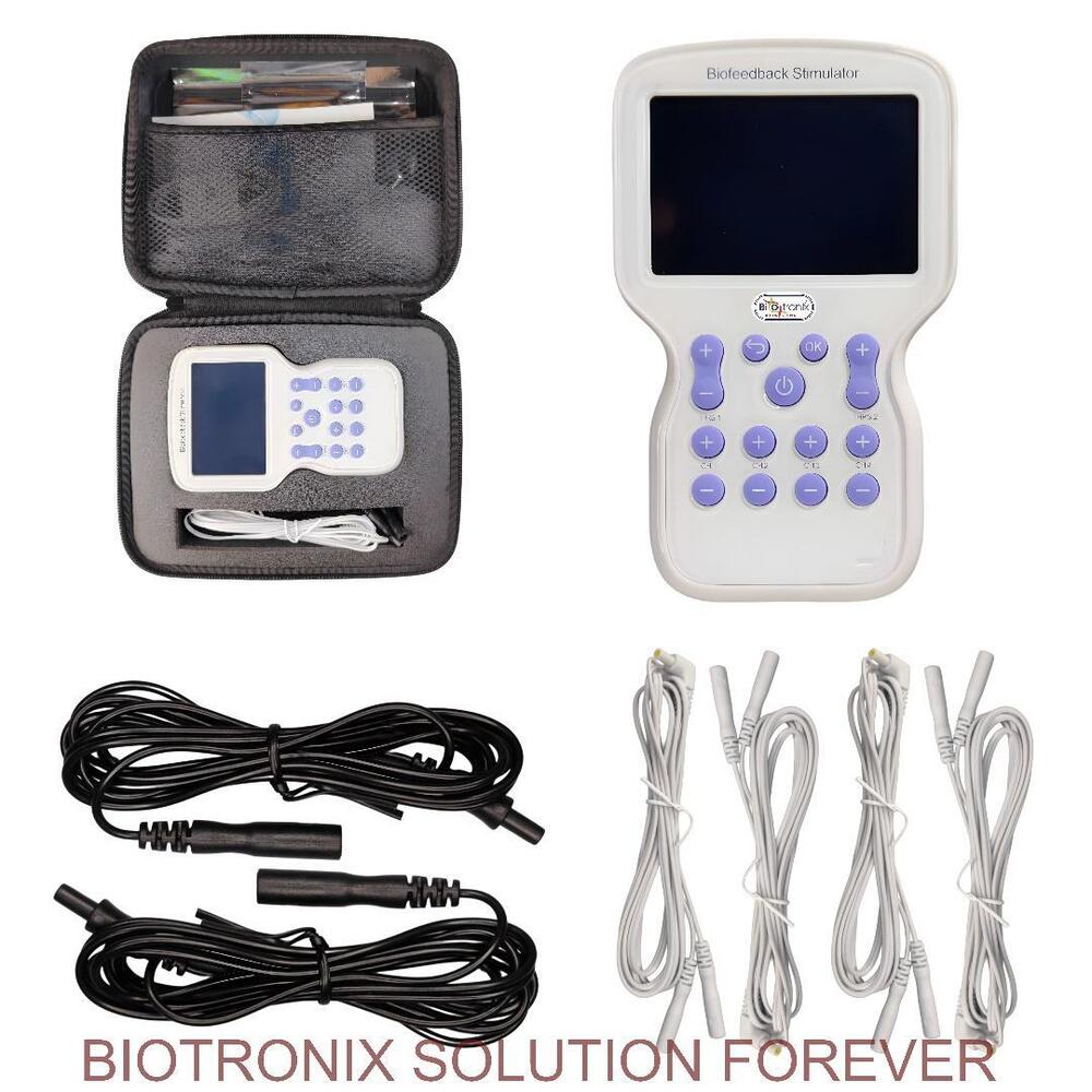 KM-580 Biofeedback Stimulator with EMG, ETS, NMES, FES, TENS & Pelvic Therapy Functions Advanced Physiotherapy & Rehabilitation Device