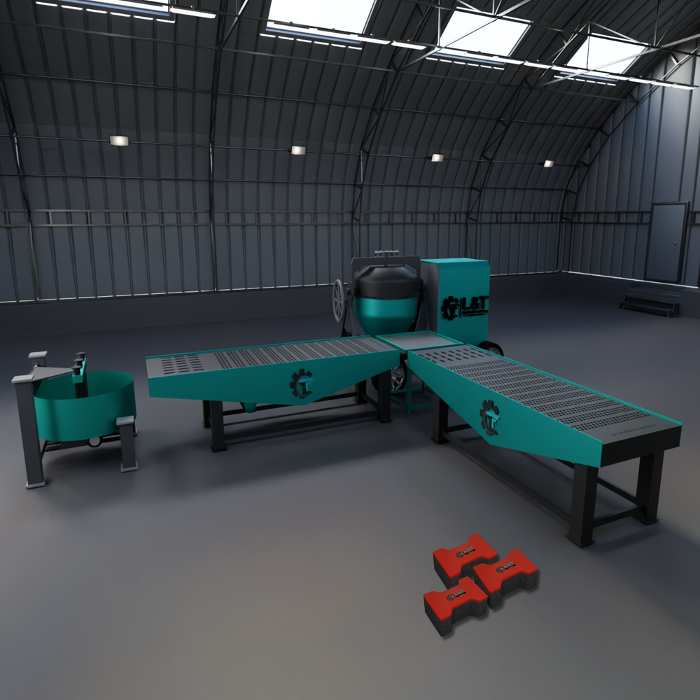 Paver Block Making Machine Setup - General Use: Industrial