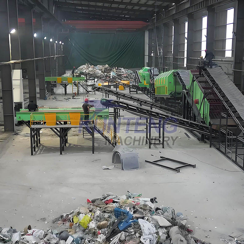 500t/d Construction Waste Recycling Machine Decoration Waste Screening Crushing Production Line Waste Classification Line - Output: 8 Ton/hr
