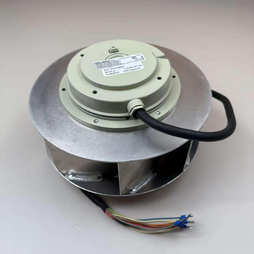 ZIEHL-ABEGG RH25M-2Dk 3B 1R Electric Power Source Metal Blades High Temperature Industrial Fan