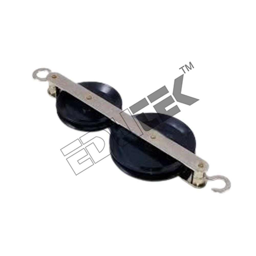 Pulley Double in Line Plastic 