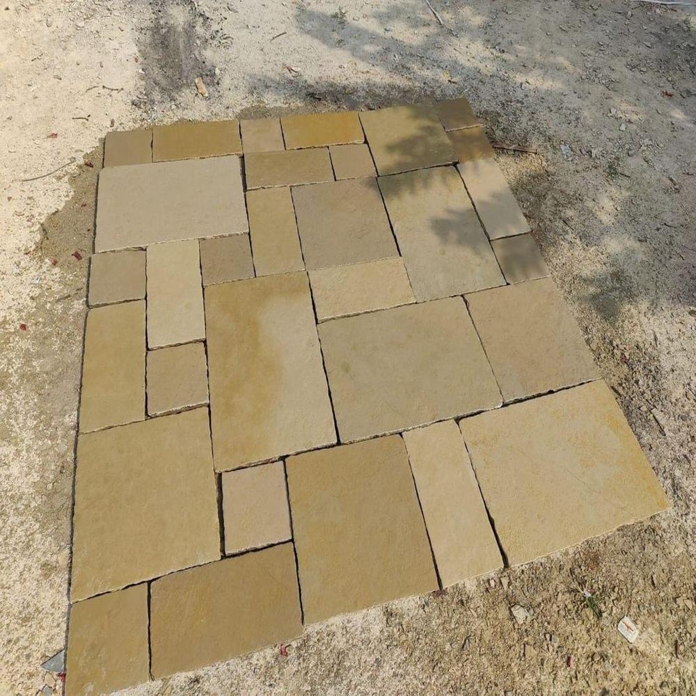 Kota Brown Limestone - Application: Flooring