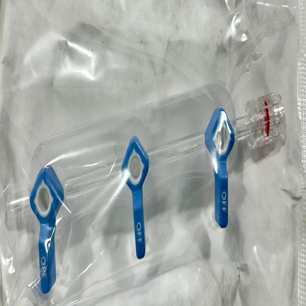 Manifold - Trans-Fold 3 Port Right Off - Color: Blue