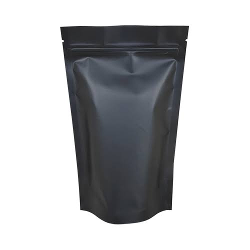 plain white matte finish pouch