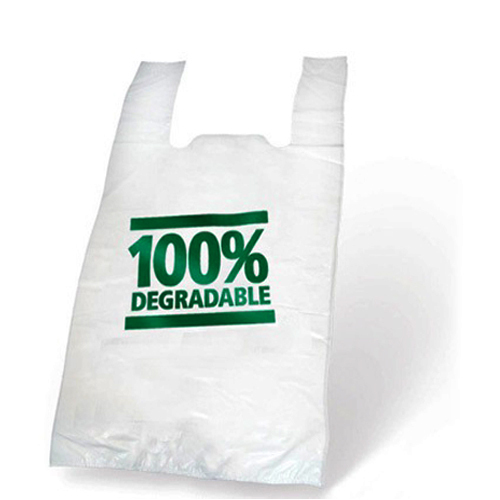 Bio Compostable Carry Bags - Color: White