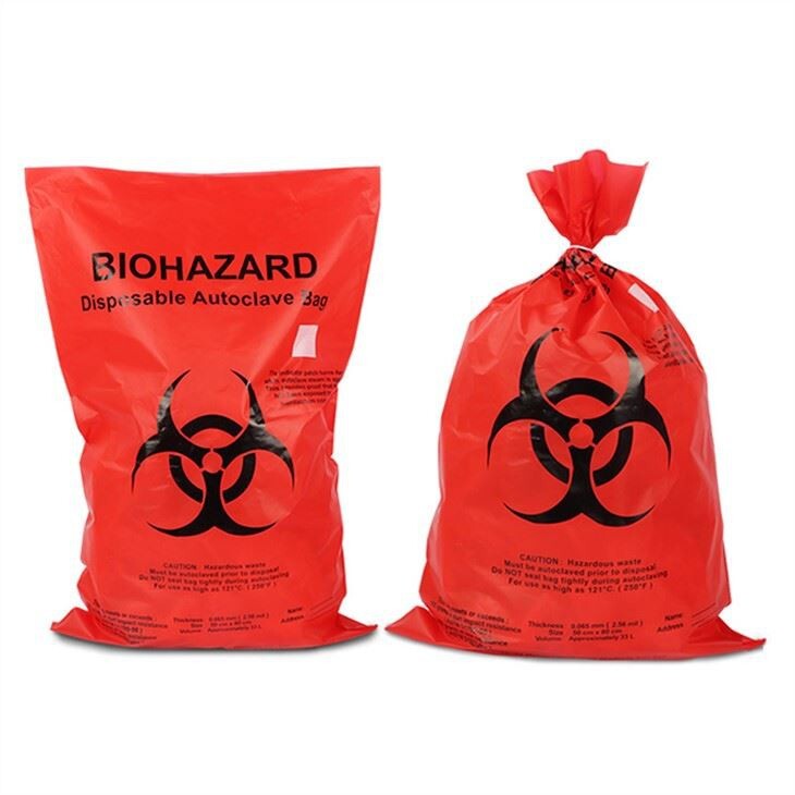 Biohazard Bag - Color: Red