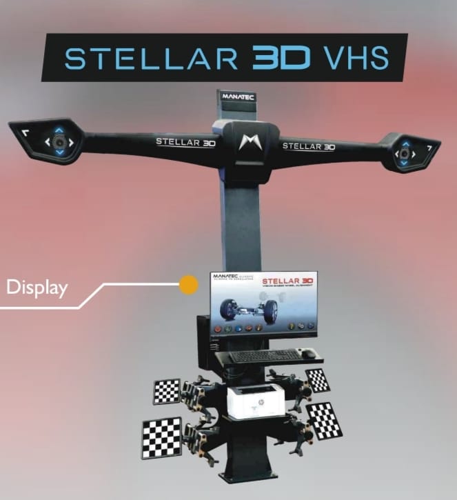 3d wheel alignment stellar machine