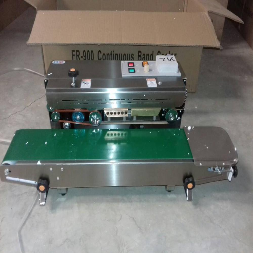 SS Horizontal Continuous Band Sealing Machine