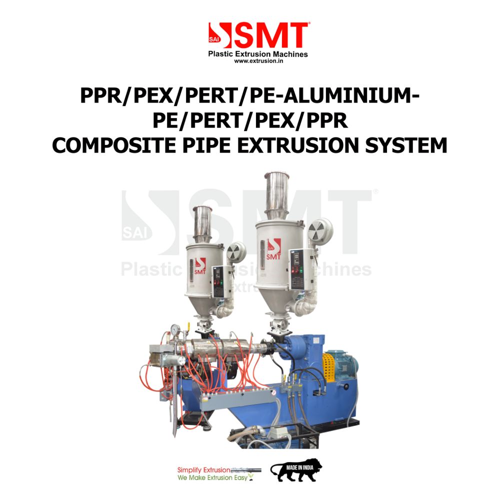 PPR/PEX/PERT/PE-AL-PE/PERT/PEX/PPR COMPOSITE PIPE EXTRUSION LINE