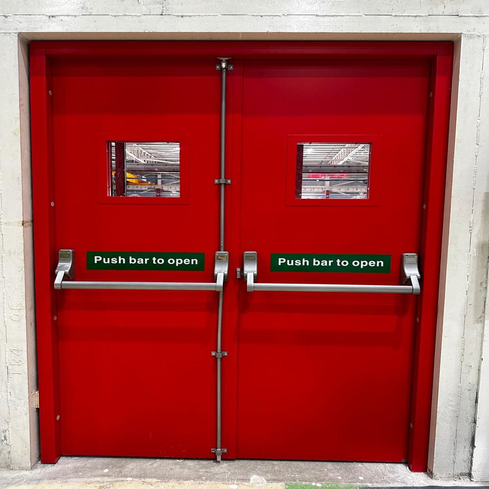 Gi Hinged Fire Rated Door - Design: Plain