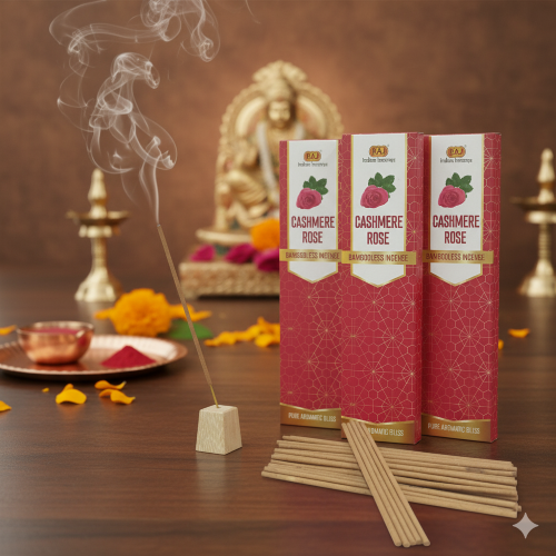 Cashemere Rose, Bambooless, and Dhoop Incense Sticks