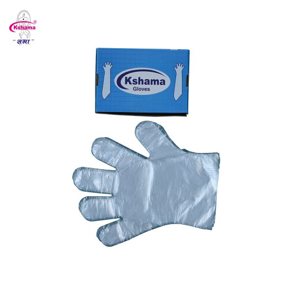 Hand Gloves 12 Inch 10 Mic Natural White (Pack Of 500 Pieces) for Gardening, Kitchen cleaning Dies Hair Cutting and Dishwashing