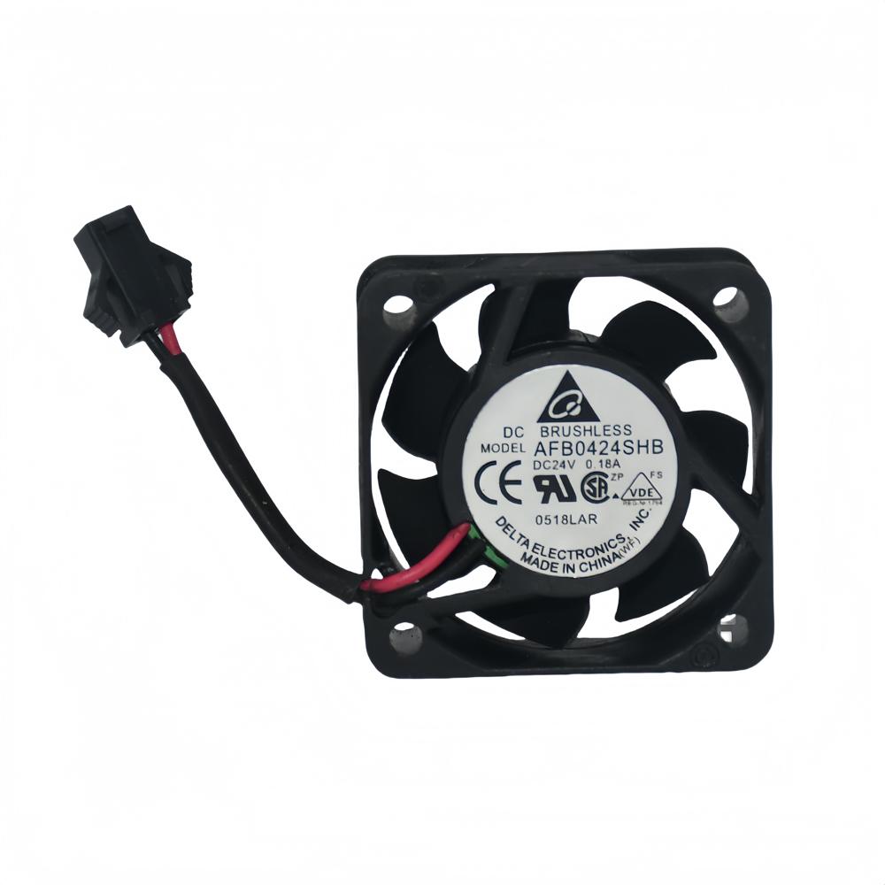Delta Afb0424shb 4015 24v 0.18a 4 Cm/cm Inverter Fan Ball Bearing Plastic Blades Dc Power Construction - Color: Black