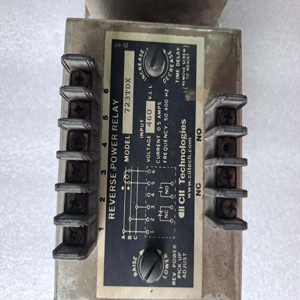 Reverse Power Relay Model 723tdx