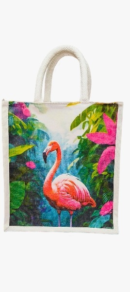 Digital print Canvas Jute Bag