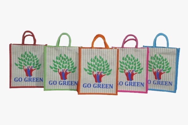 Lunch Hand Jute Bag - Color: Different Available