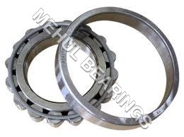 Cylindrical Roller Bearing - Metal Construction, Different Sizes Available, Silver Color | Industrial Use, Enhanced Service Life, Compact Design, Easy Installation, Low Maintenance