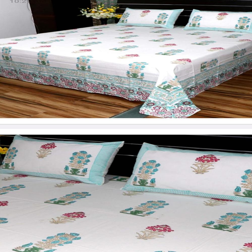 Hand Block Bedsheet
