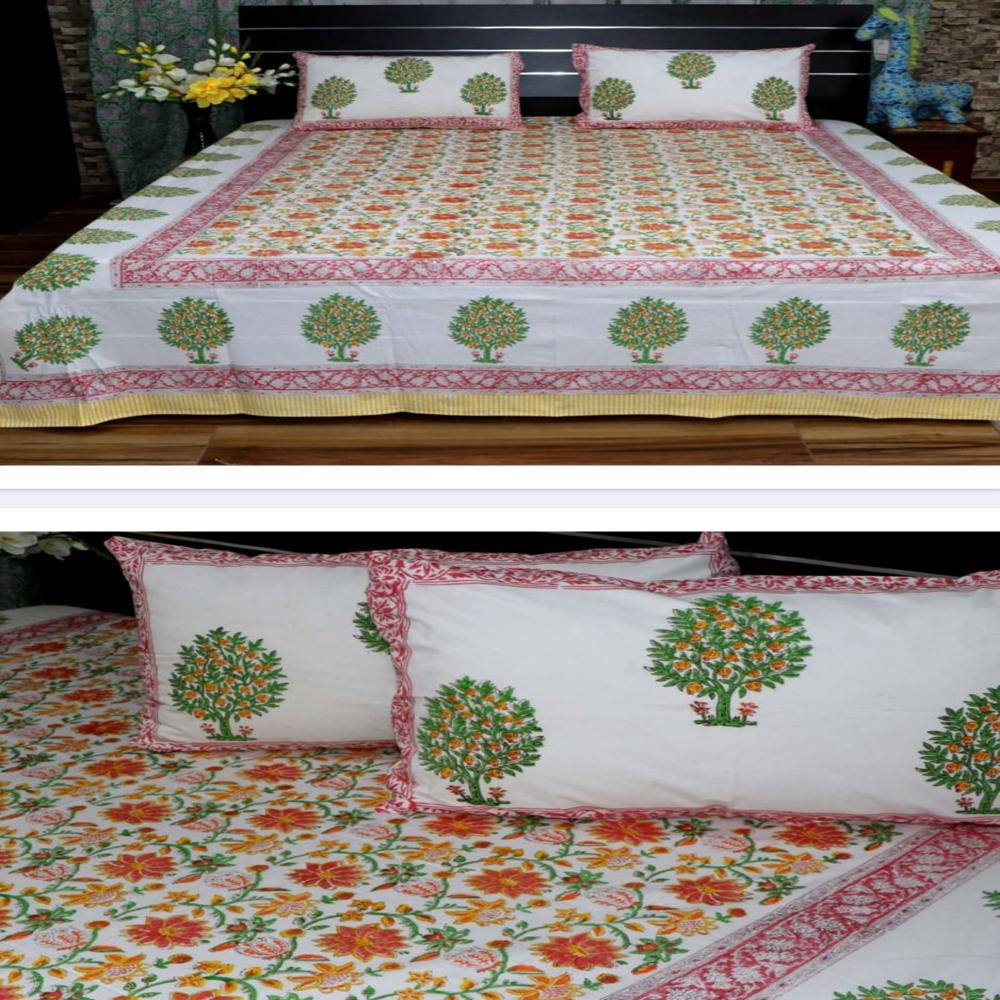 Hand Block Bedsheet