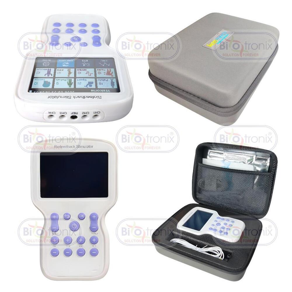 KM-580 Advanced EMG Biofeedback Physiotherapy Device with Dual EMG & Four Stim Channels