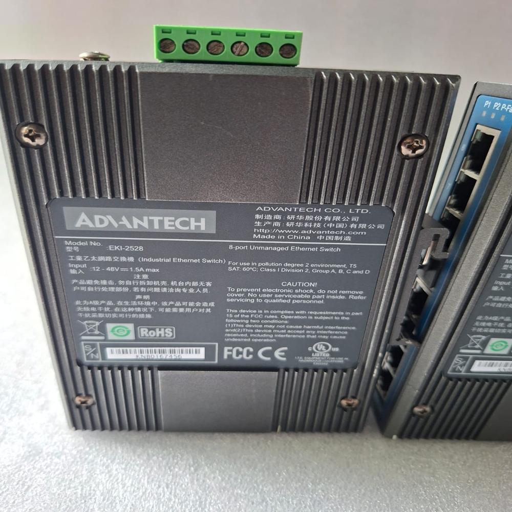 ADVANTECH EKI-2528 8-PORT INDUSTRIAL UNMANAGED ETHERNET SWITCH
