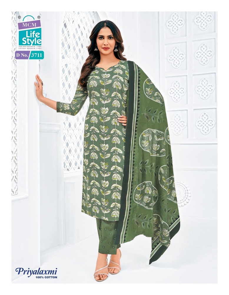 Mcm Priyalaxmi Vol-37  Dress Material