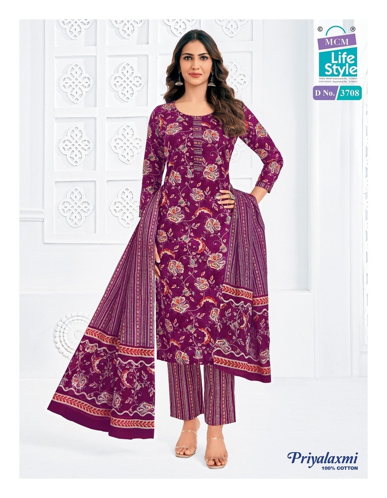 Mcm Priyalaxmi Vol-37  Dress Material