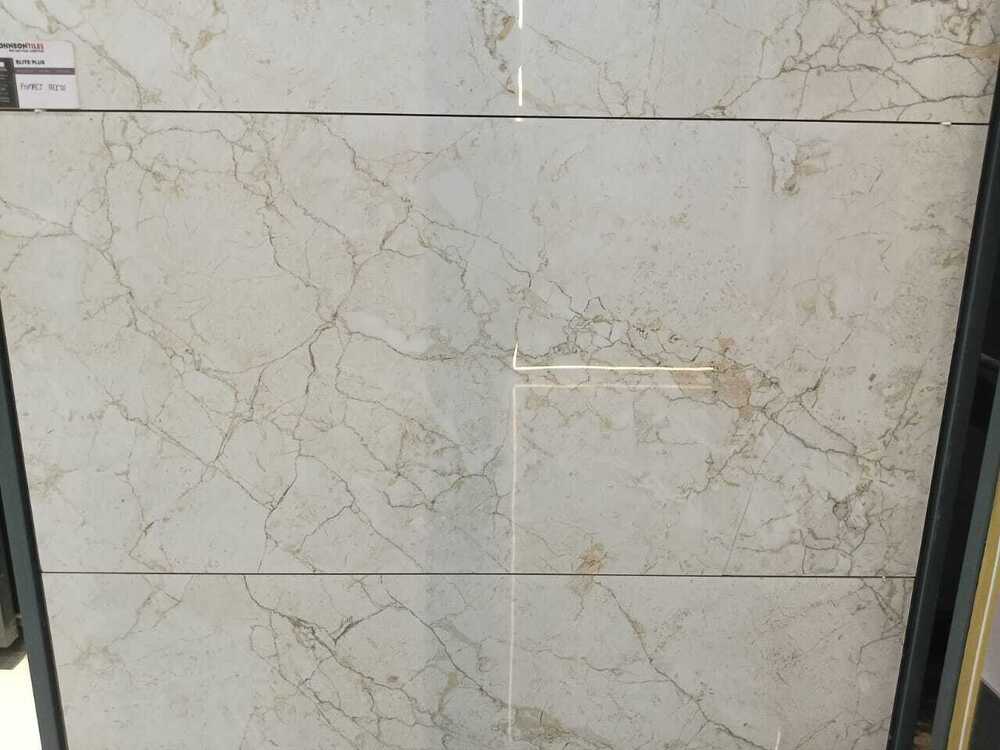 4X2 High Gloss Floor Tiles - Color: White