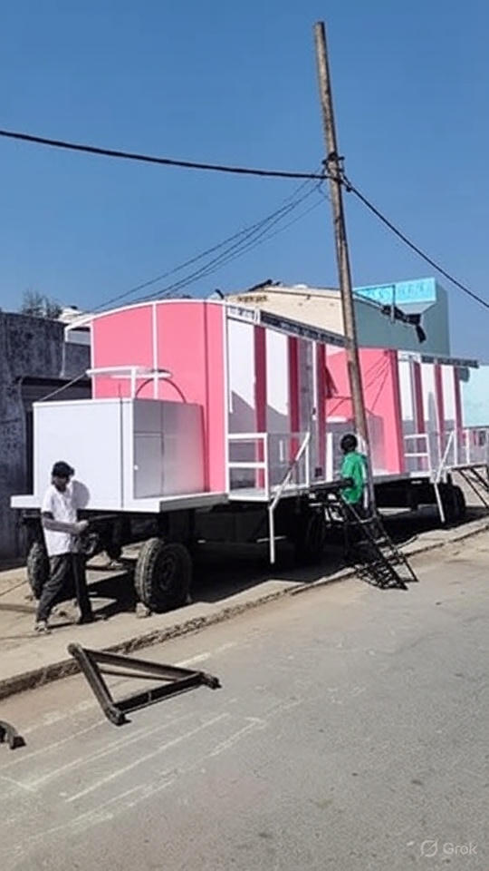 10 Seater Mobile Toilet Van