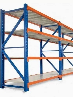 Heavy Duty Storage Rack 250 Kg - Color: Orange/ Blue