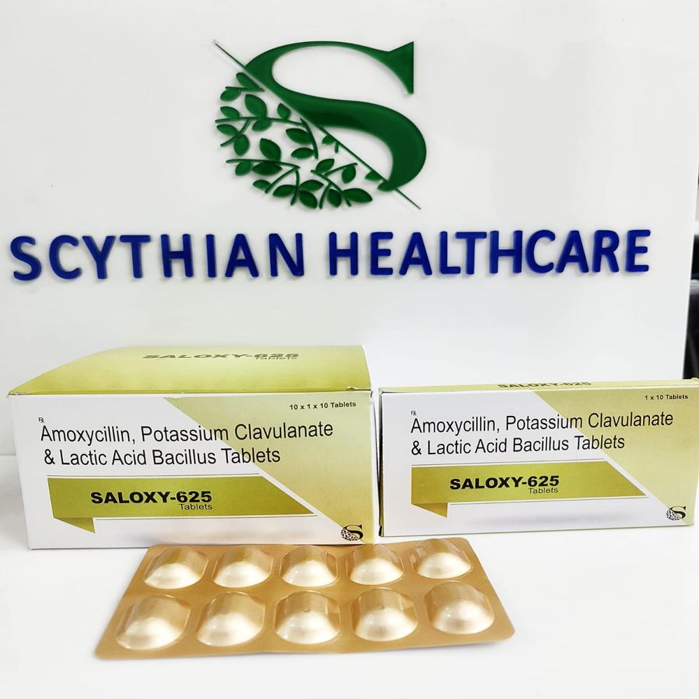 Amoxycillin trihydrate 500mg &  Clavulanic acid 125mg+LB  tablet