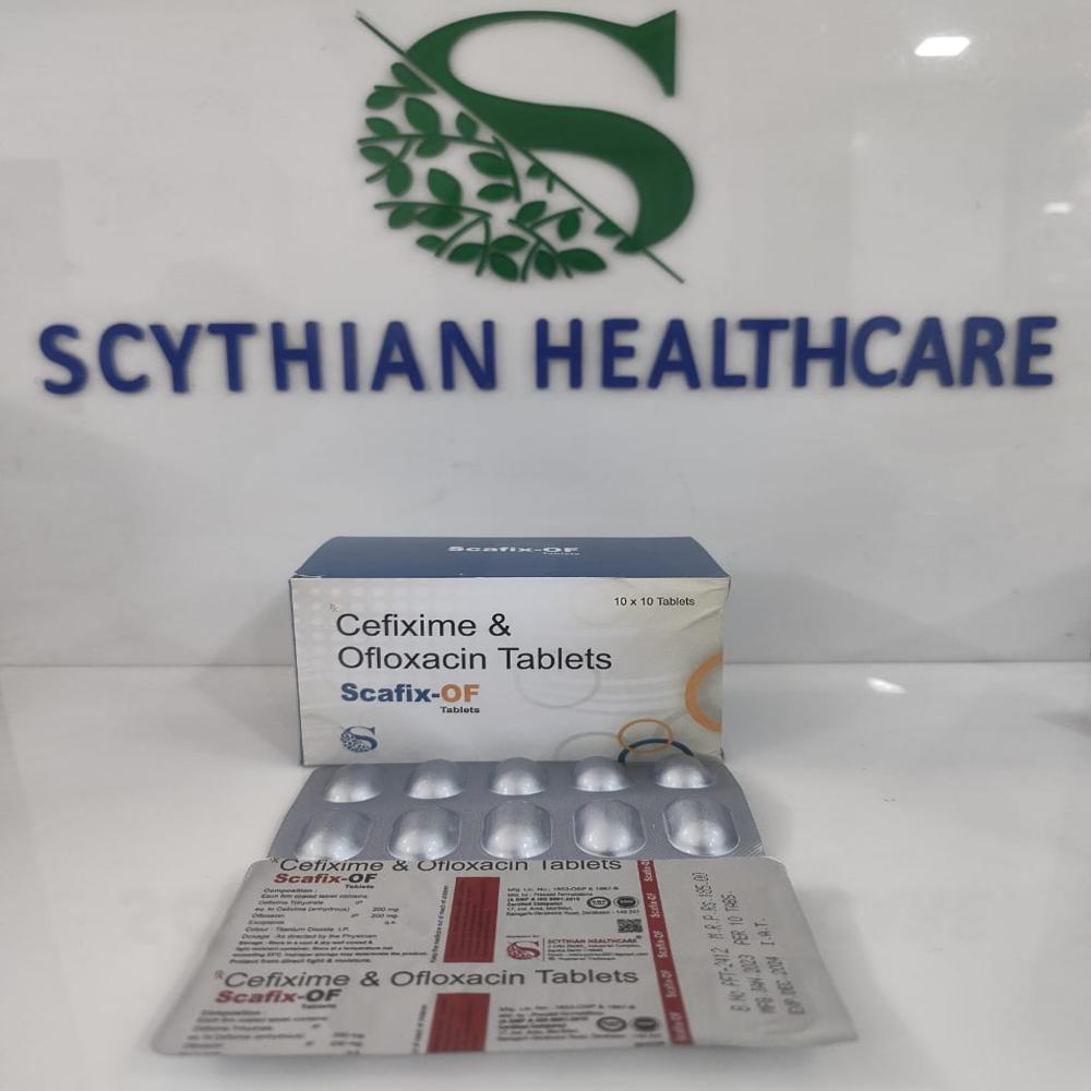 CEFIXIME 200 MG + OFLOXACIN  200MG TABLET