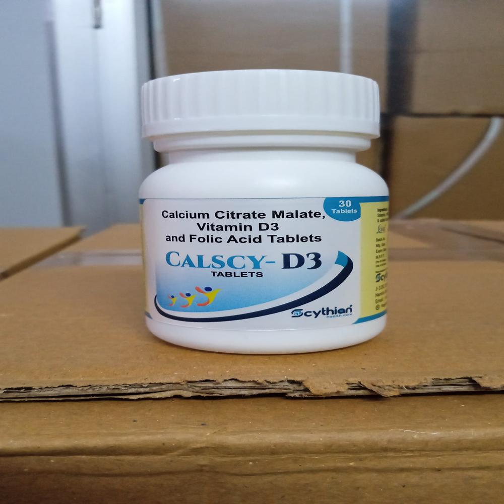 CALCIUM CITRATE MALATE 250MG  + VITAMIN D3 100 IU.+FOLIC ACID  150 MCG TABLET