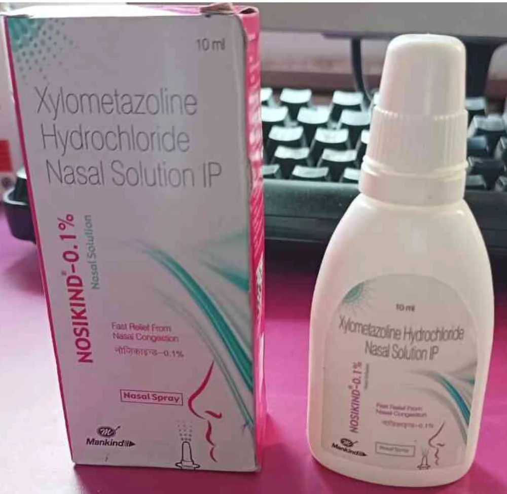 Xylometazoline Hydrochloride 0.1% Nasal Drop - Drug Type: General Medicines