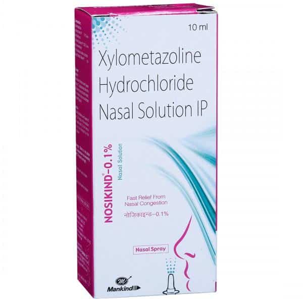 Xylometazoline Hydrochloride 0.1% Nasal Drop