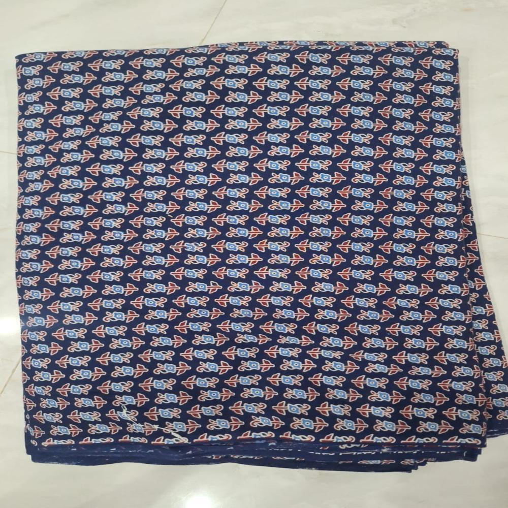 Hand Block Printed Fabric - Color: Mult Colour