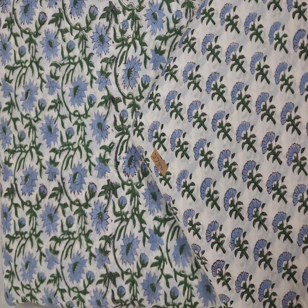 Hand Block Printed Fabric - Fabric Style: Plain