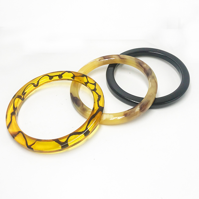 Plastic Round O Shape Purse Handles