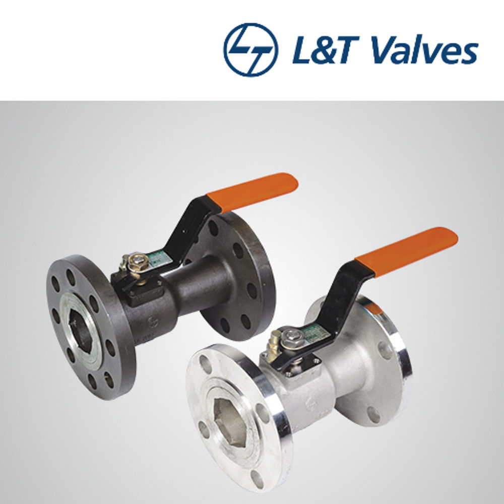 L&T SS316 Ball valve Single टुकड़ा Design Class 150 L1RF1S