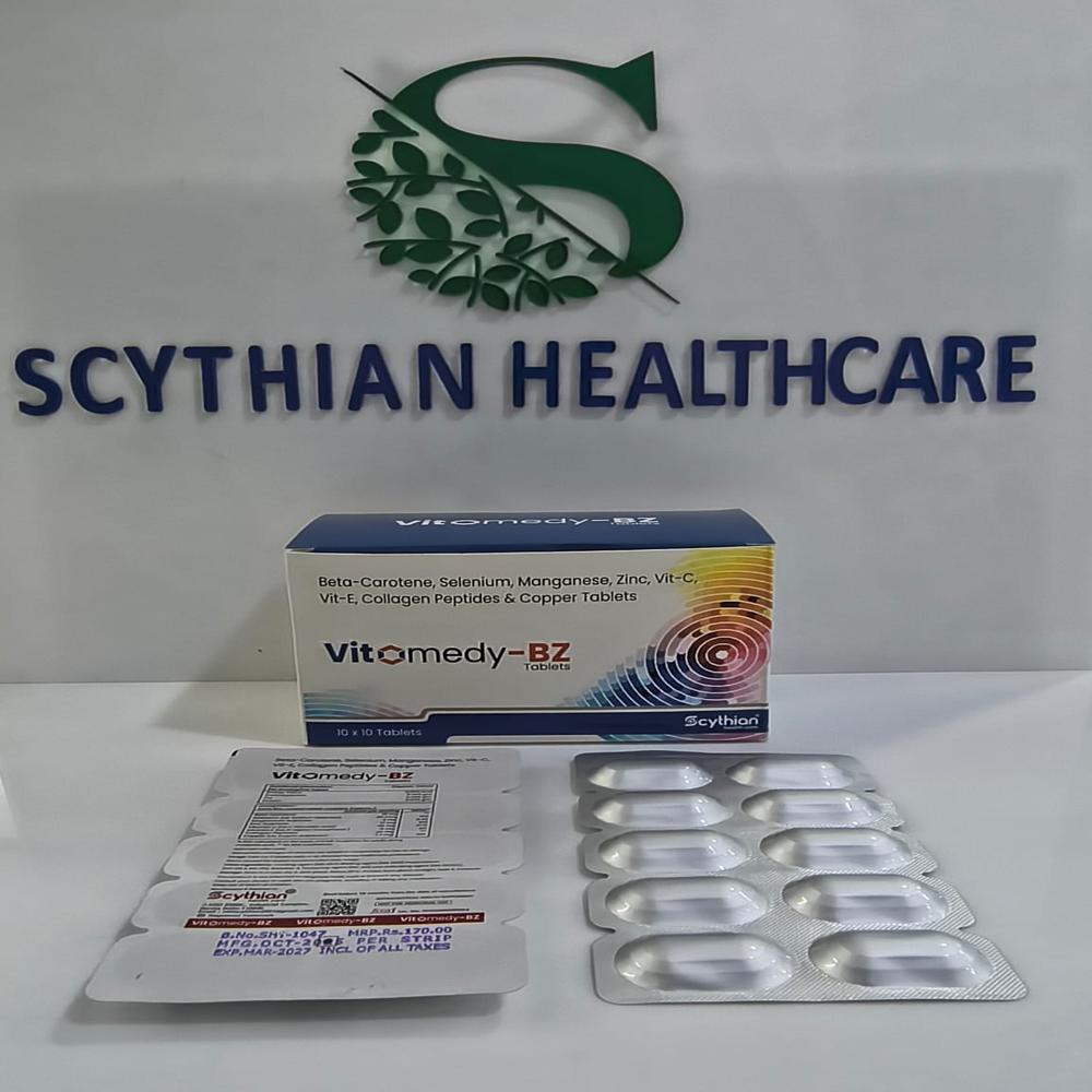 BETA-CAROTENE10MG +SELENIUM  40MCG + MAGNESIUM SULPHATE  2MG +ZINC SULPHATE 17MG + VIT  C 30MG + VIT E 8MG +COLLAGEN  PEPTIDES 20MG + COPPER 1.7MG  TABLET