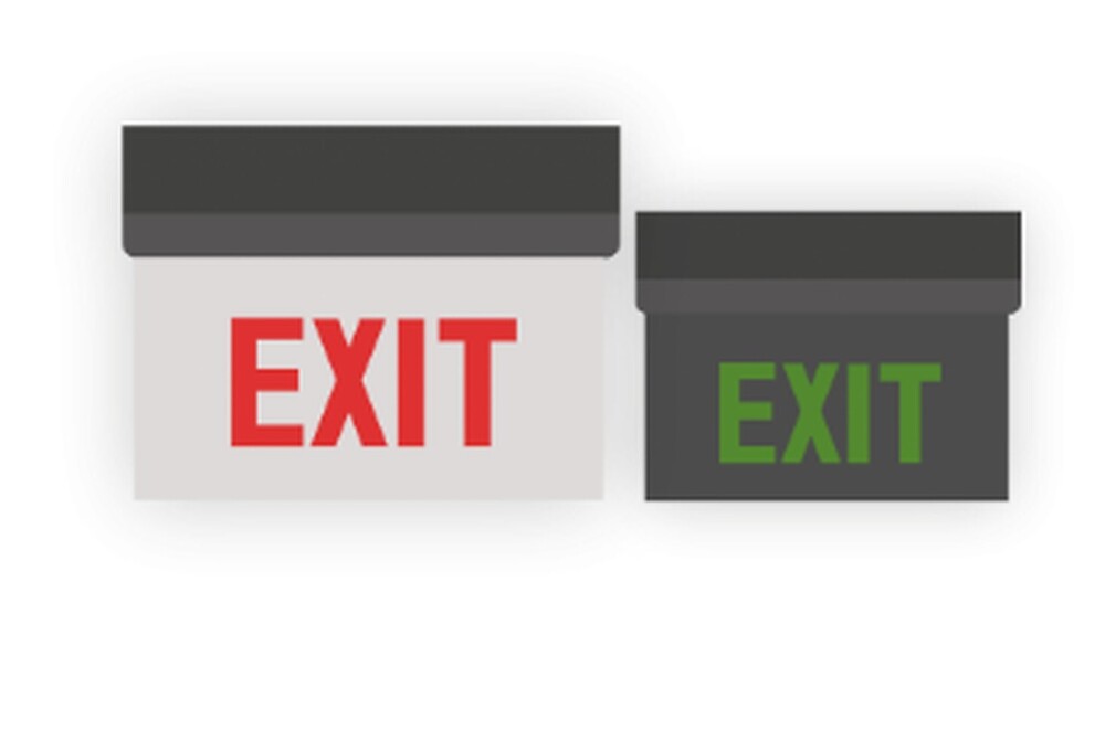 Led Exit Light - Application: Commercial
