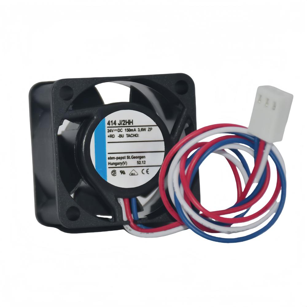 EBM PAPST 24V 414 J/2HH Ball Bearing Axial Flow Fans Free Standing with Electric Power Source Cooling Fan