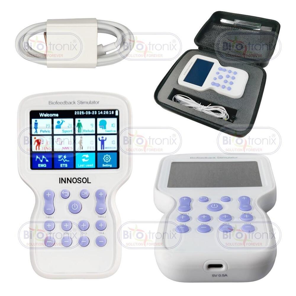KM-580 Physiotherapy Biofeedback Device for EMG Training, Pain & Muscle Rehab