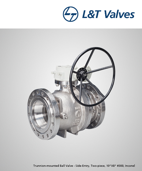 L&T SS316 Ball valve Full Bore Two Piece Design Class 300 L2FF3S