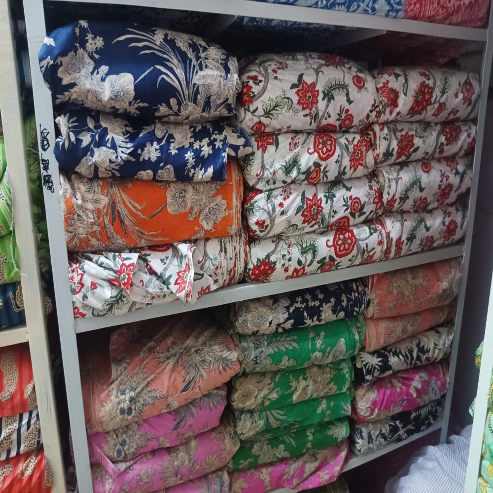 Block Print Fabric - Color: Mult Colour